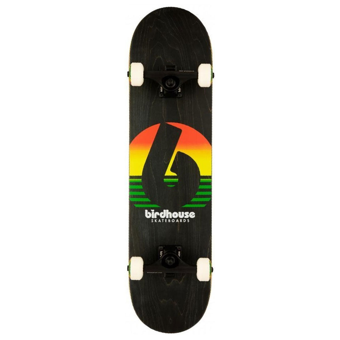 Birdhouse Level 3 Complete Sunset Rasta 7.75" Black/Rasta
