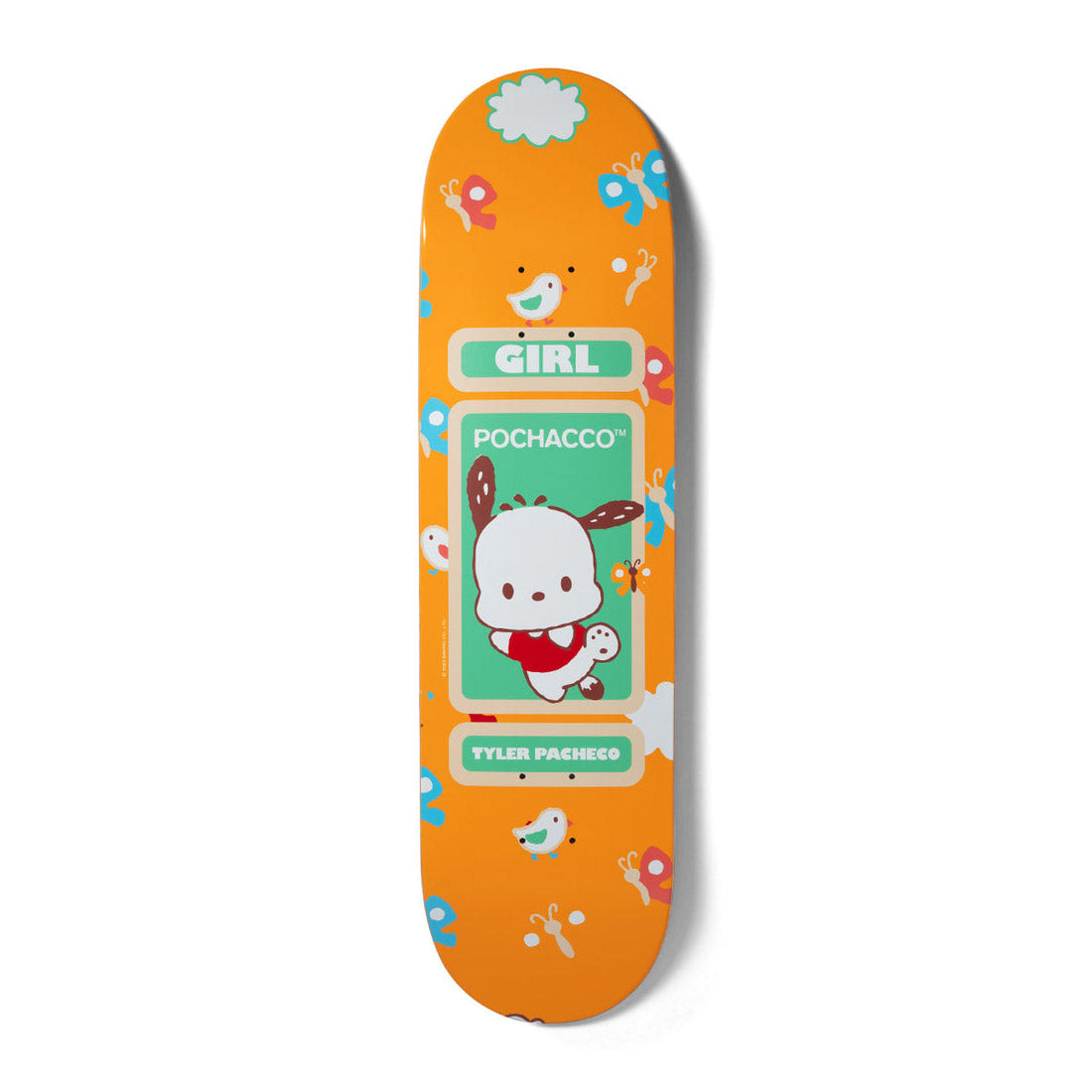 Girl x Sanrio Hello Kitty Friends Skateboard Deck Tyler Pacheco 8.0"