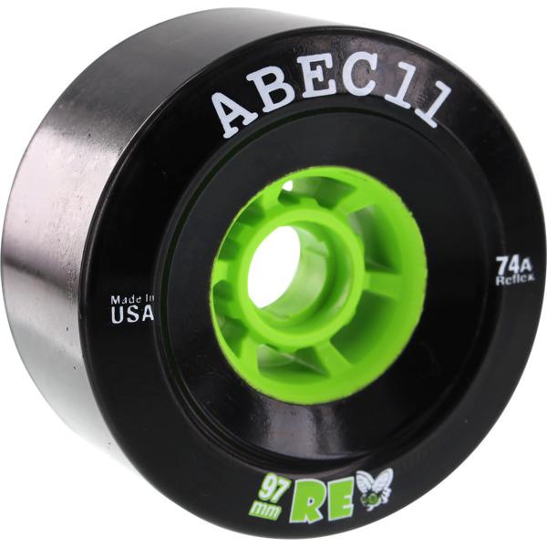 ABEC 11 Wheels Refly 97MM 74A Black 4 Pack