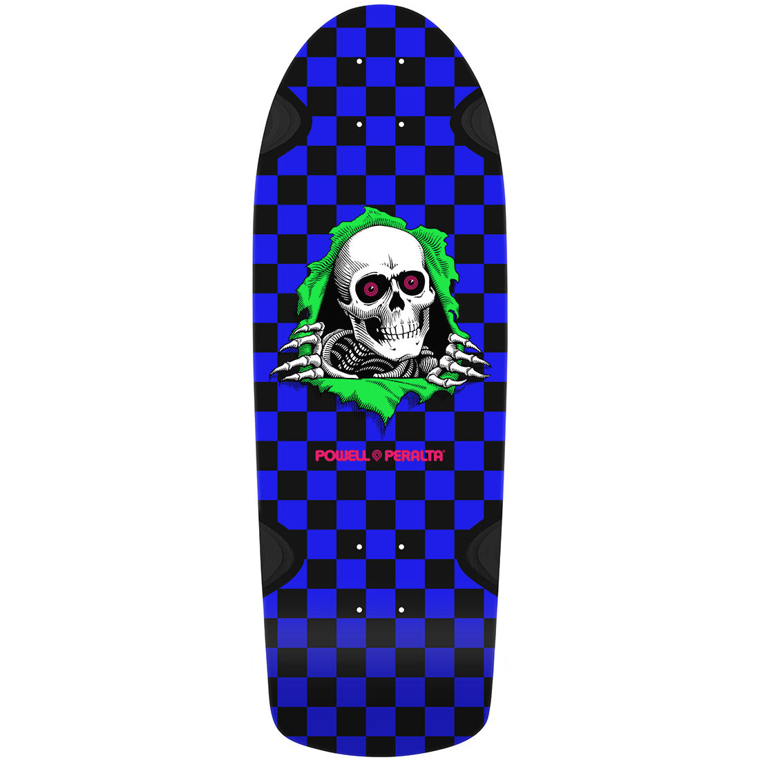 Powell Peralta OG Ripper 10.0 Deck - Blacklight Checkered