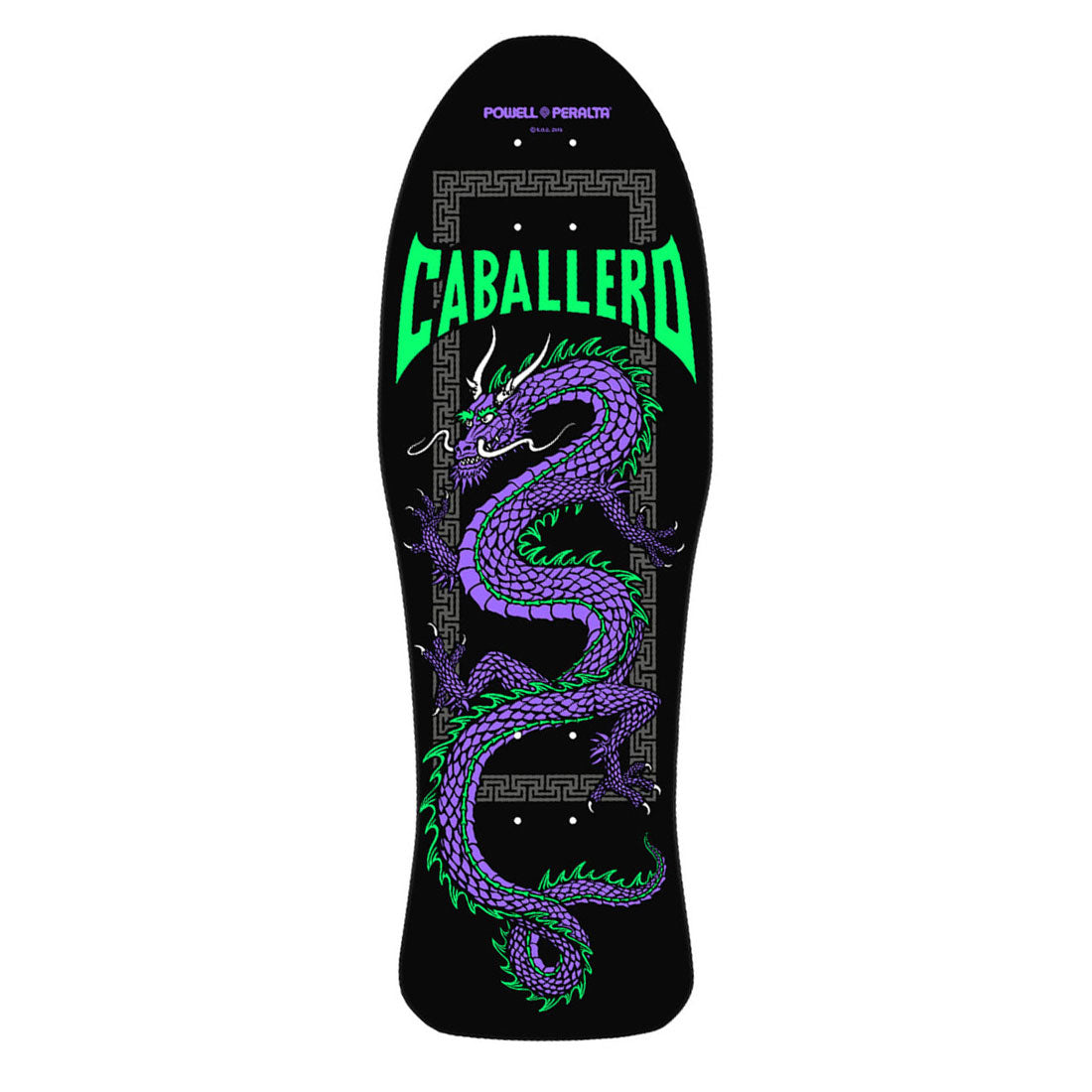 Powell Peralta Cab Chinese Dragon 10.0 Deck - Black/Purple