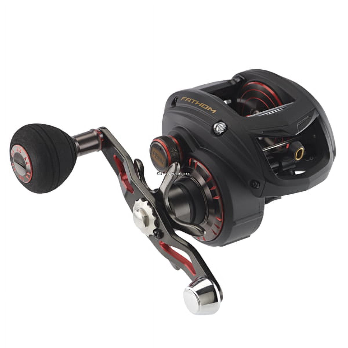 PENN Fathom Low Profile Low Profile Baitcast Reel, Size 400, 7.6:1 Gear Ratio