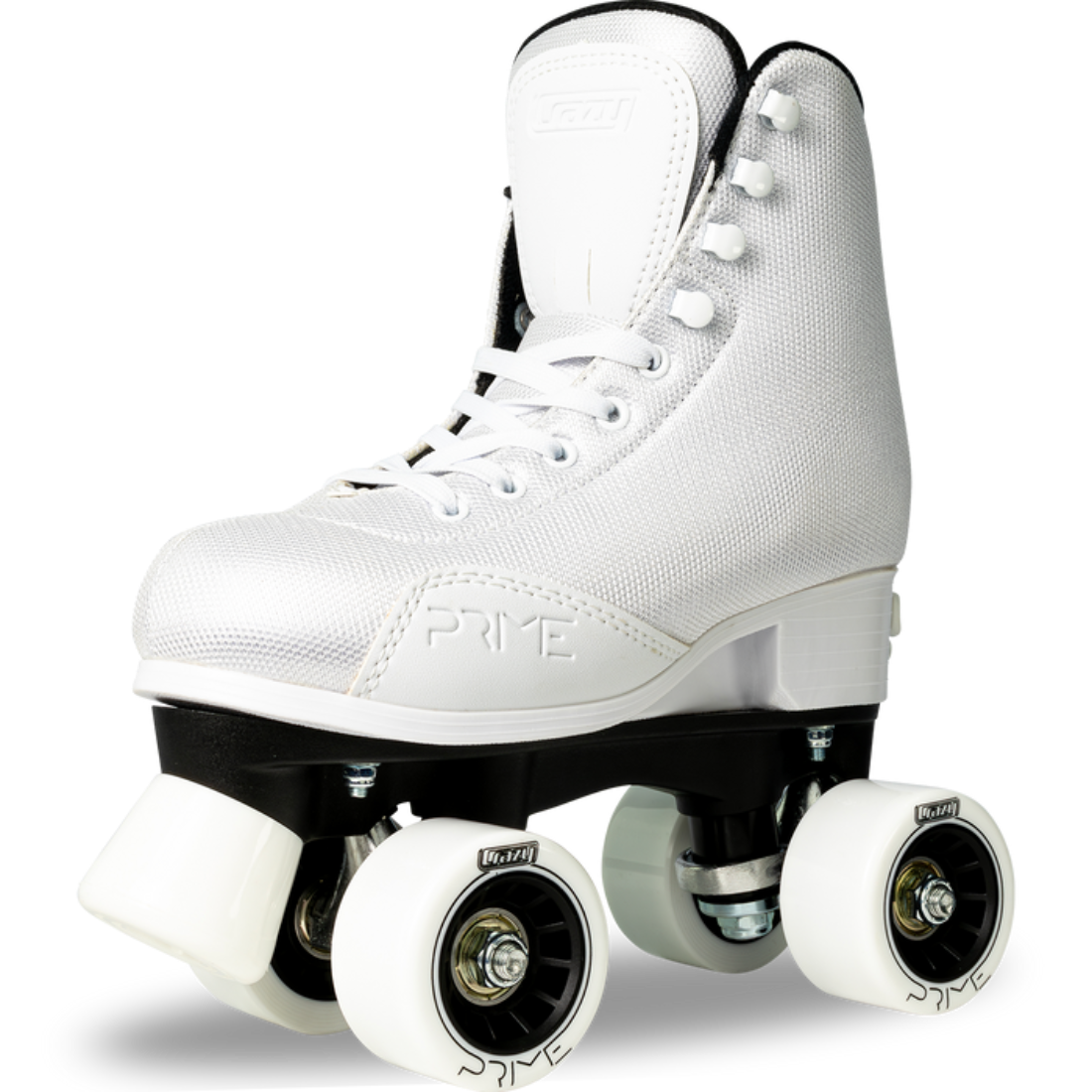 Crazy Prime Adjustable Roller Skates - White