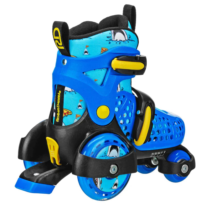 RDS Fun Roll Adjustable Skates - Pizza Shark