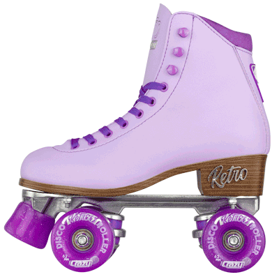 Crazy Retro Roller Skates Purple