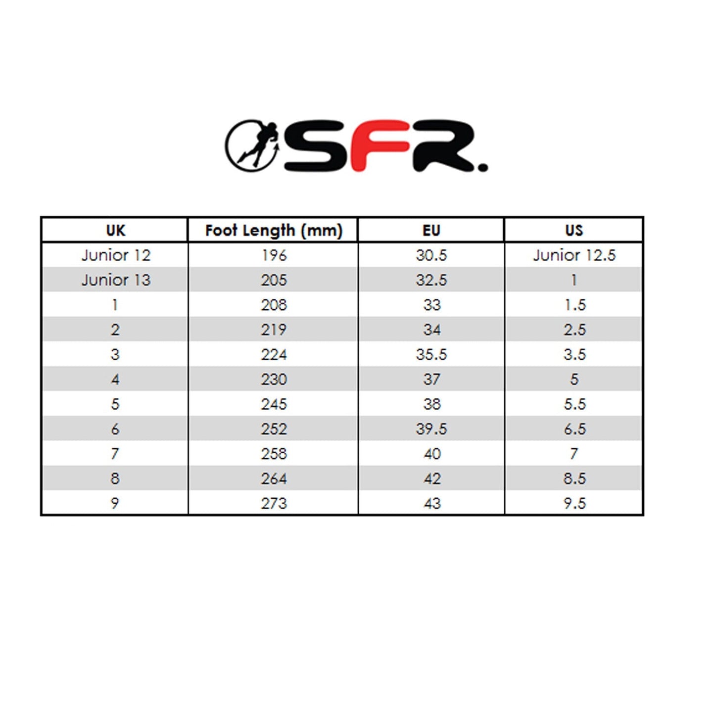 SFR Figure Skates Black and Green