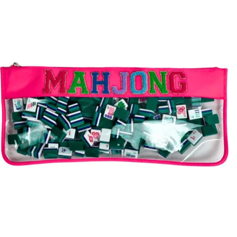 Pink Mahjong Bag