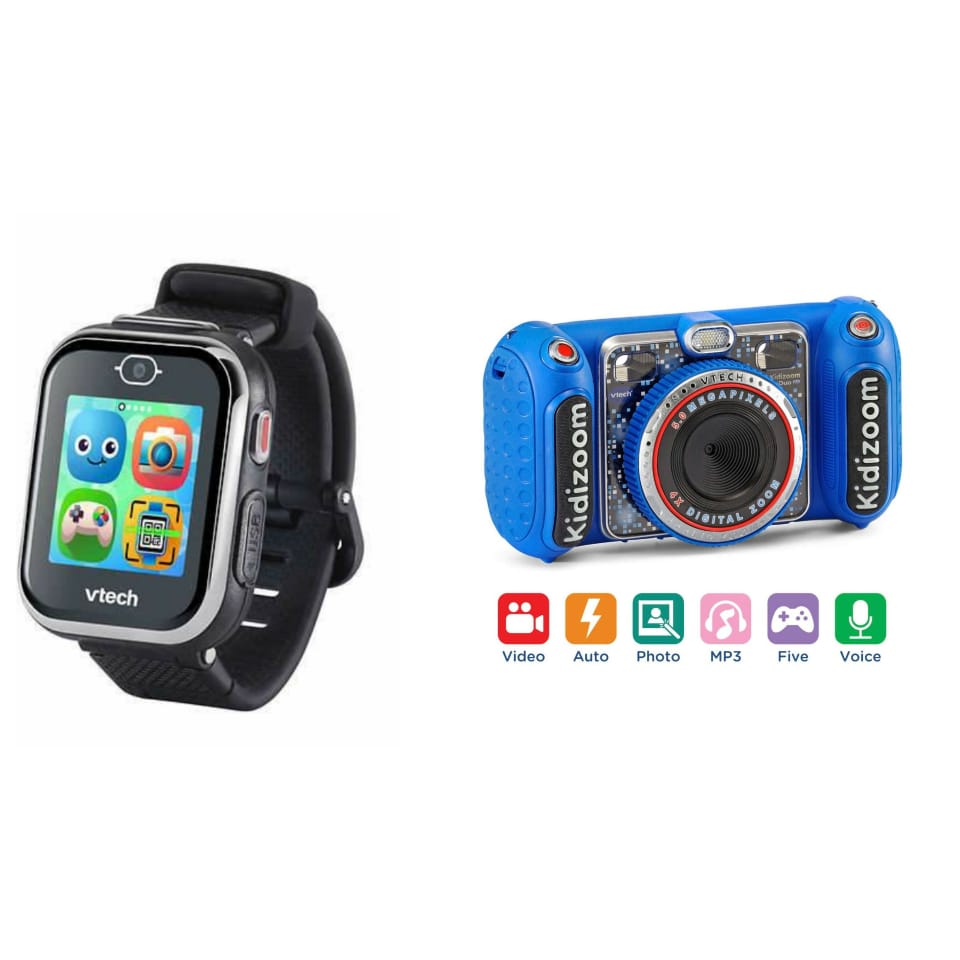 VTech KidiZoom Smartwatch and Duo DX Digital Selfie Camera