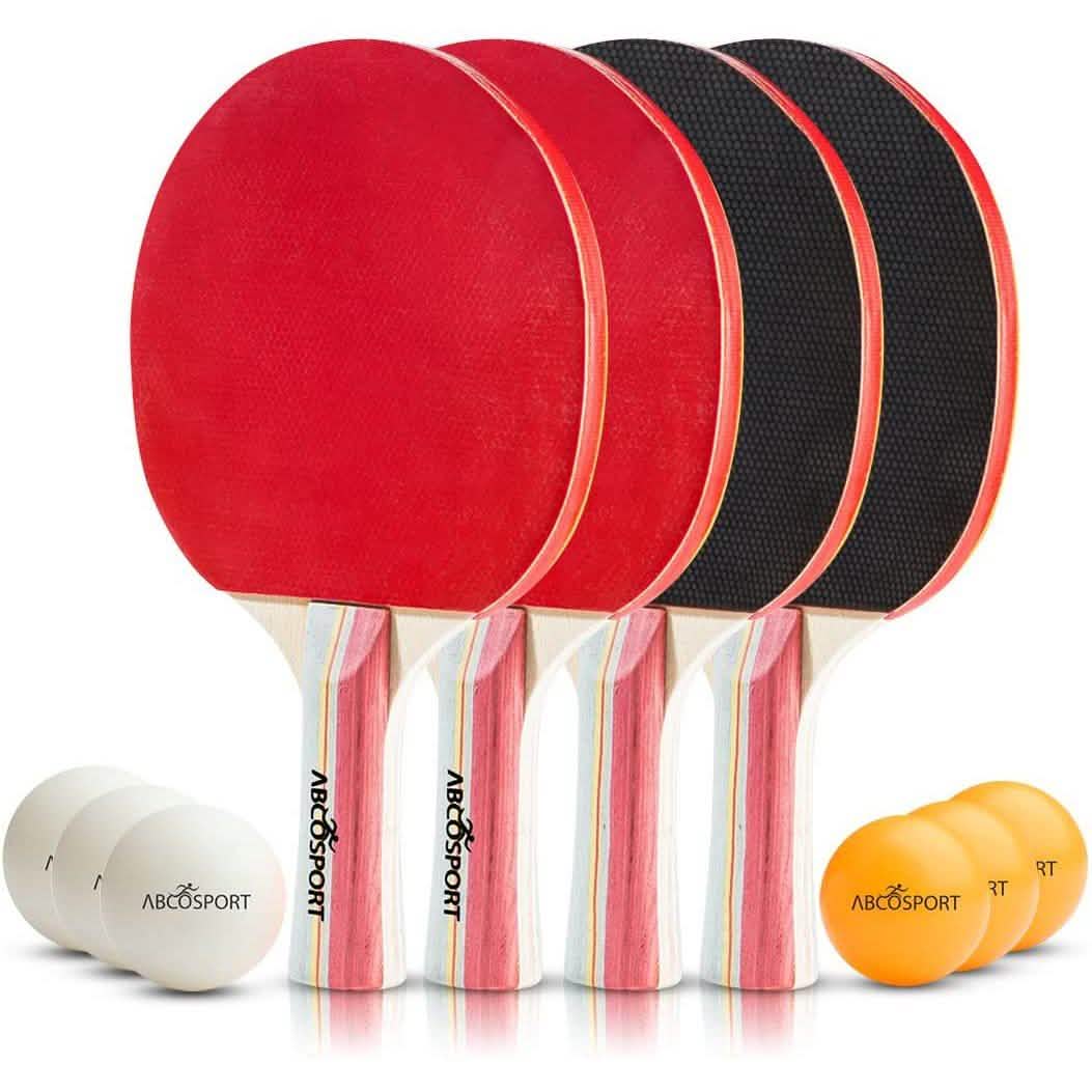 Abco Tech Ping Pong Paddle & Table Tennis Set