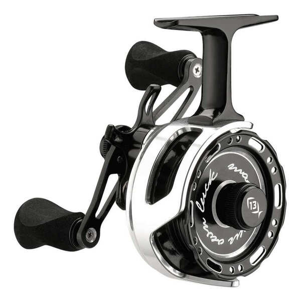 13 Fishing Black Betty 6061 Inline Ice Reel