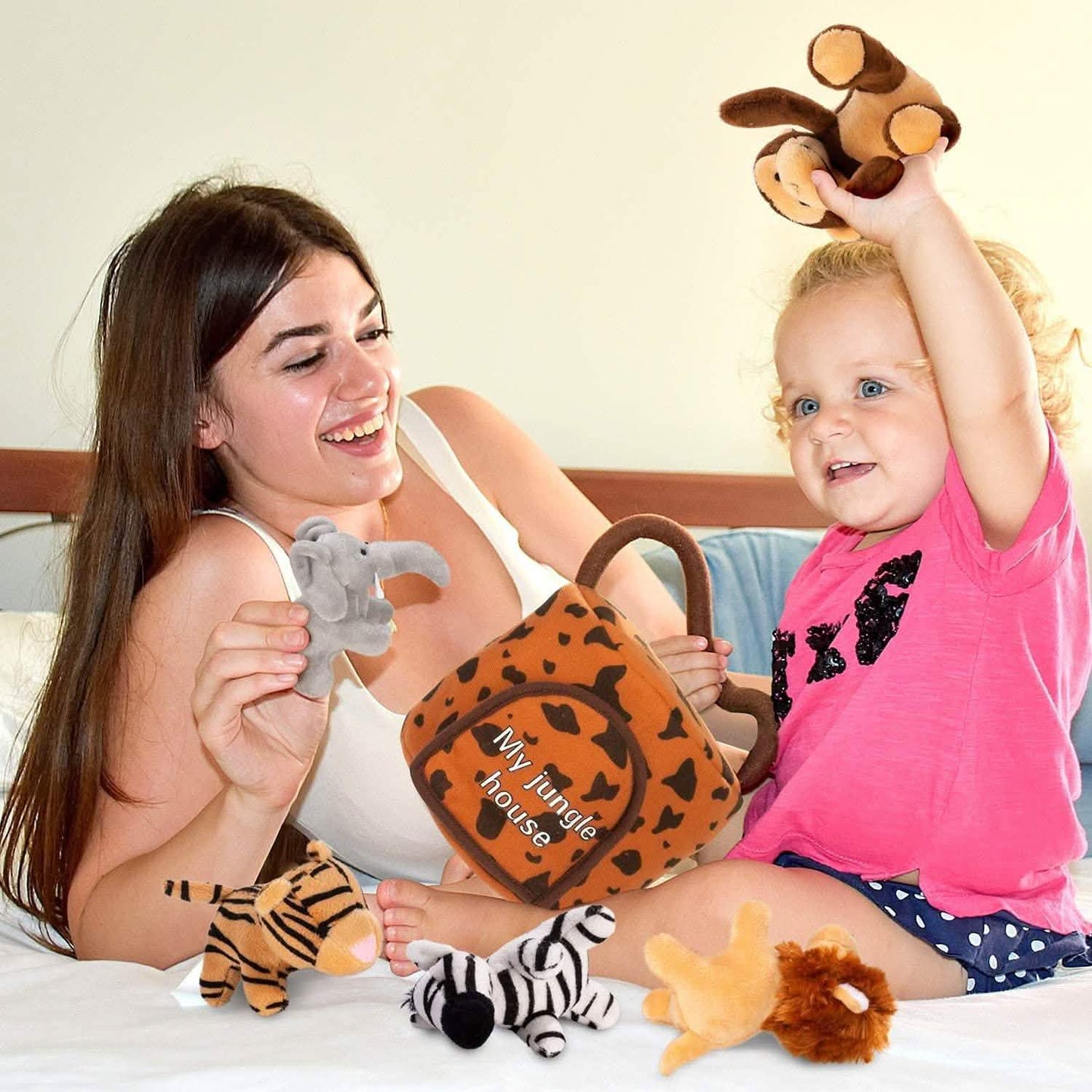 HAKOL Jungle Friends Talking Plushie Set