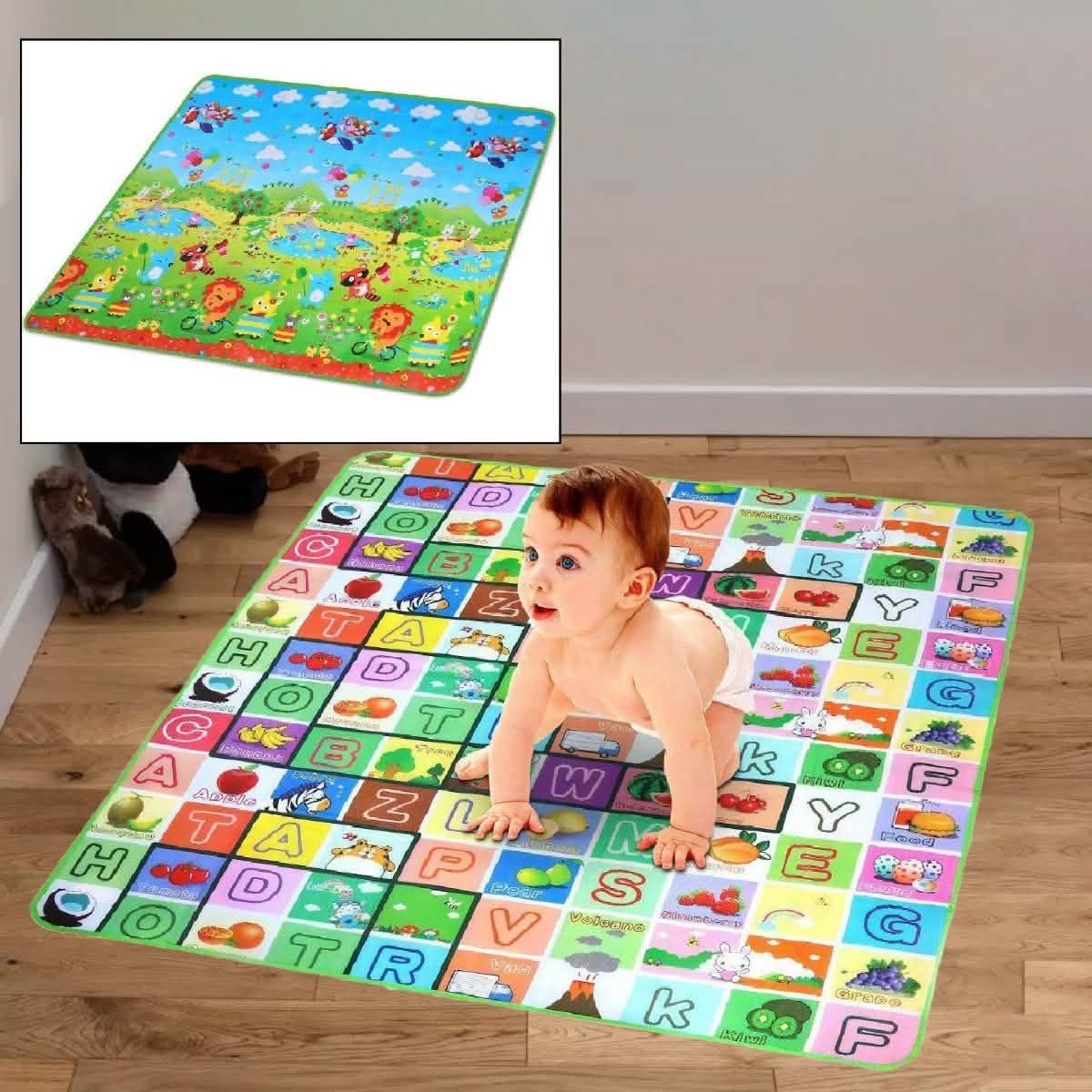 Non-Slip 2 Sides Foldable Soft Foam Kids Play Mat