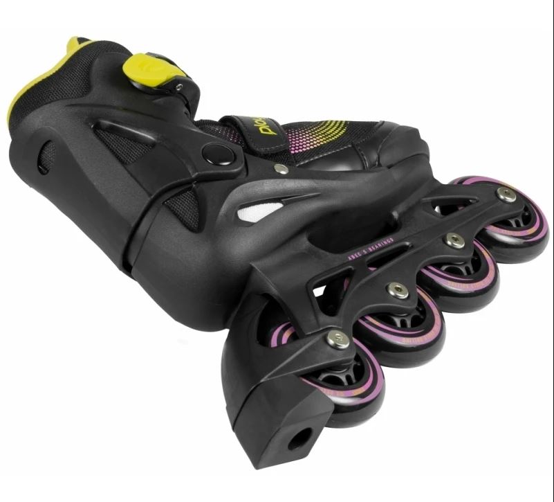 Playlife Joker Yellow Adjustable Inline Skates