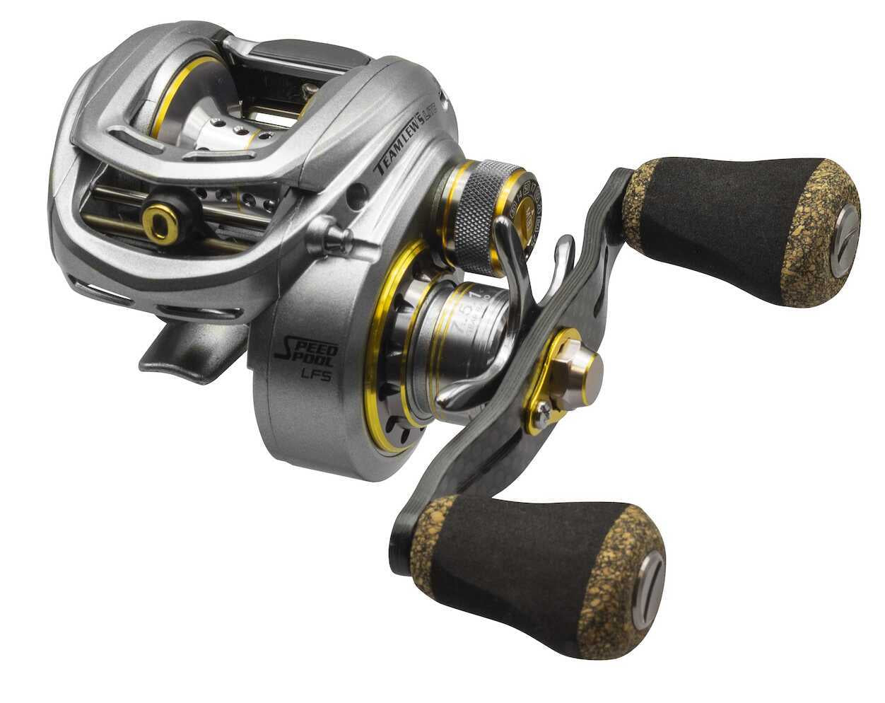 Team Lew's - Lite Speed Spool Baitcast Reel Fishing Reel Lew's Fishing Left-Hand 7.5:1