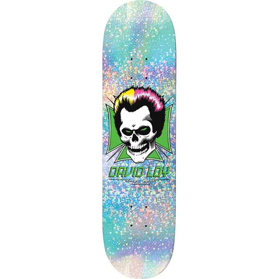 Birdhouse Deck David Loy Skull 8.38" Prism Foil