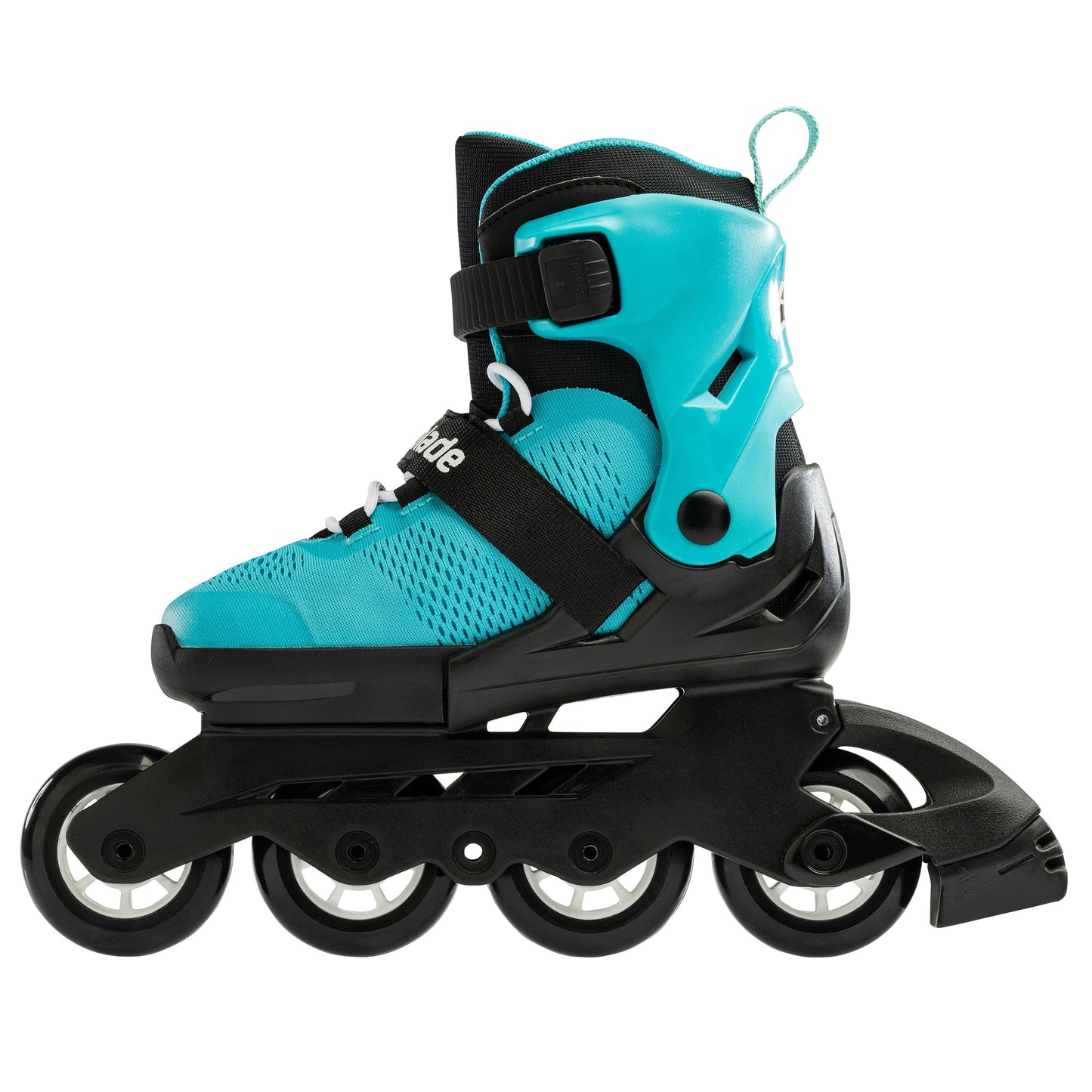 Rollerblade Microblade Adj Inline Skates Aqua/Black