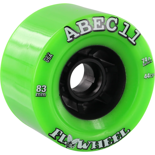 ABEC 11 Wheels Refly 83mm 74A Lime Green 4 Pack