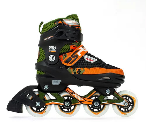 SFR Pixel Inline Skates Green/Orange