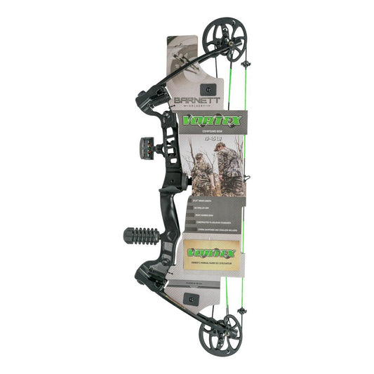Barnett Outdoors Black Youth Vortex Compound Bow Right Handed, 19-45Lb Draw, 21-27" Draw Length