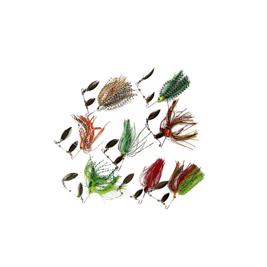 40 X Premium Double Blade Spinnerbaits Spinner Bait Bass Trout Fishing Lures 13G