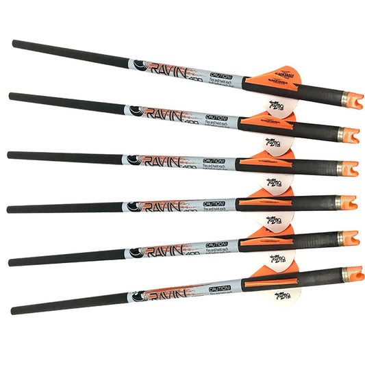 Ravin Crossbow Xbow Archery Bolts W/ Orange Nock .001 Straightness 6 Pack - R139