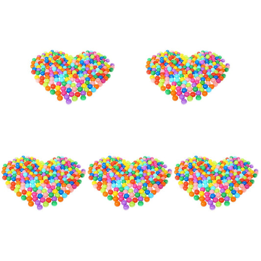 500PCS Kids Ball Colorful Fun Plastic Ball Pit Balls for Babies Kids Children Birthday Parties Events Playground Games Pool Tent Ocean Swim Toys Ball Packing in Bag, 5.5CM