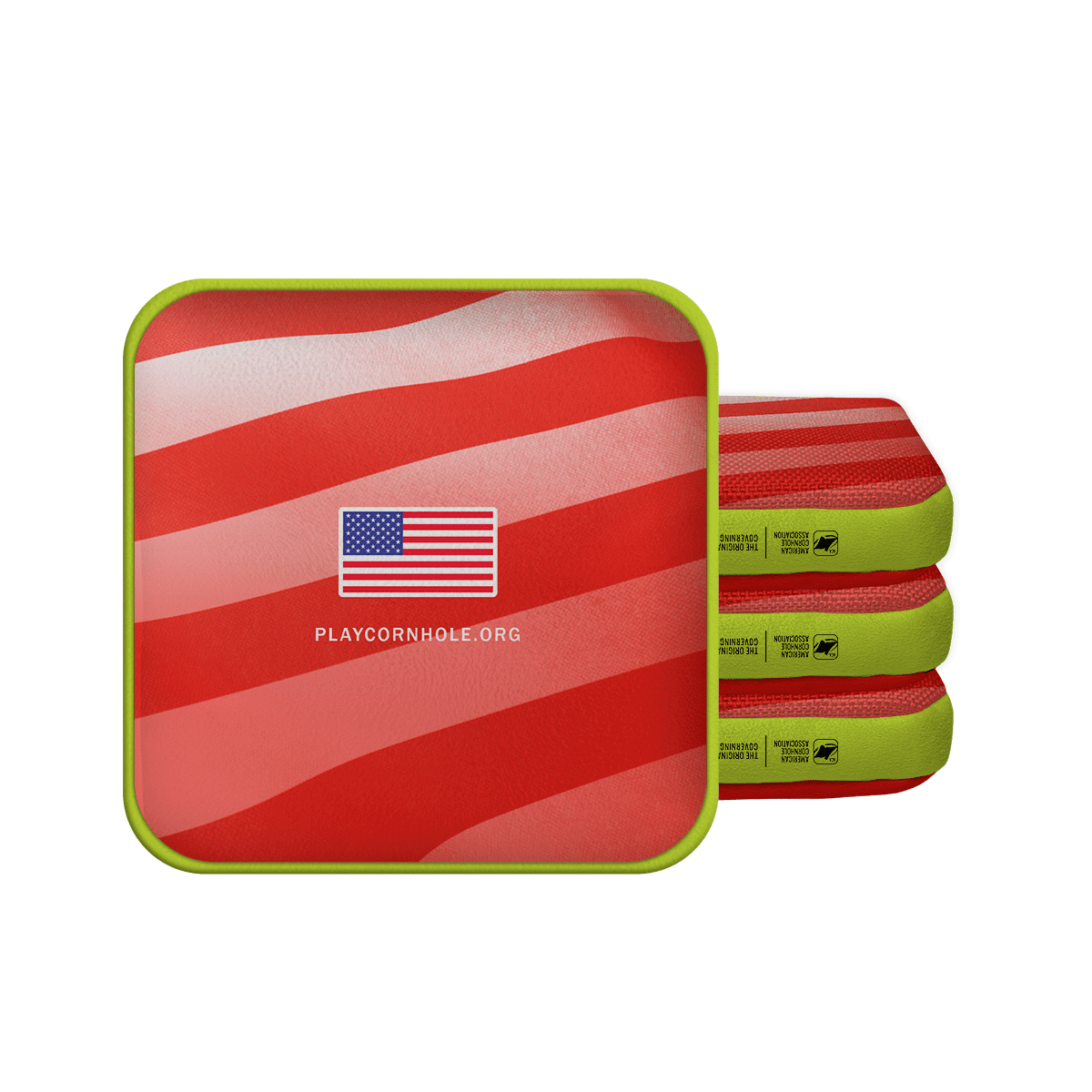 6-in Synergy Touring Pro Stars and Stripes Professional Regulation Cornhole Bags