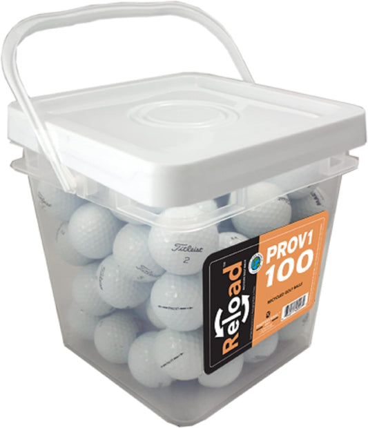 Titleist Pro V1 Golf Balls - 50 Mint Quality Used Pro V1 Golf Balls (AAAAA No Logos or Player Markings ProV1 Golfballs)