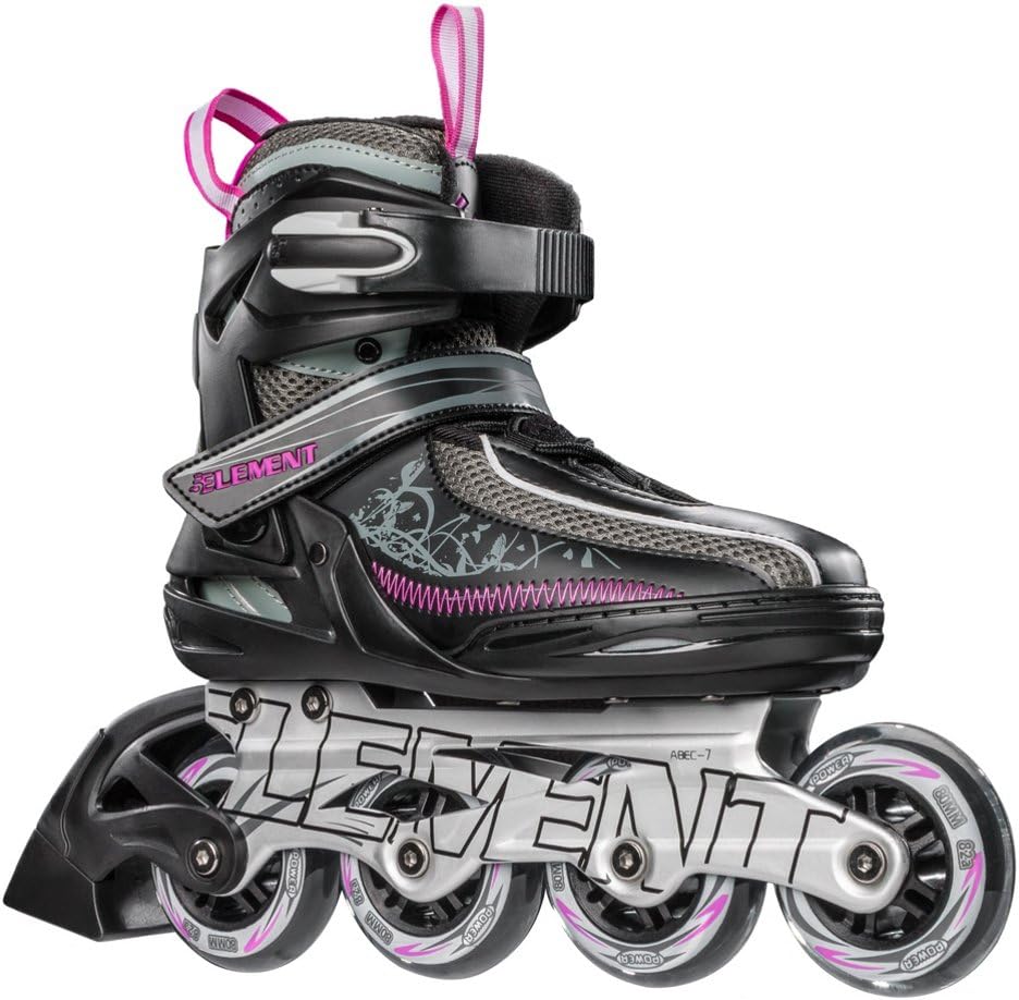 Lynx LX/Glow Inline Skates for Women with Adjustable Strap, Wheels, and Soft Boot Fit for Skating, Roller Derby, Roller Hockey