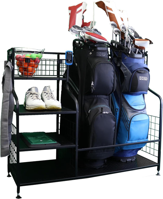 IZZO Golf Garage Storage Organizer - Storage Organizer for Golf, Garage Golf Organizer