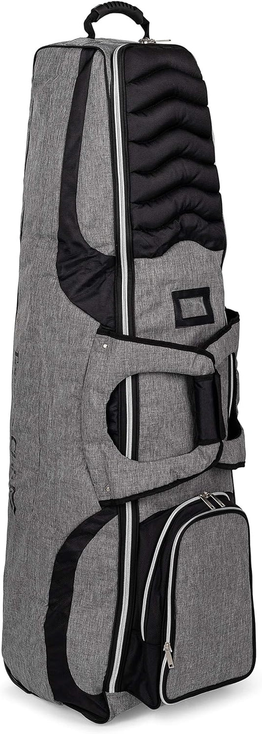 Founders Club Golf Travel Bag Travel Cover Luggage for Golf Clubs with Padded Club Protection and Removable Panel for Embroidery