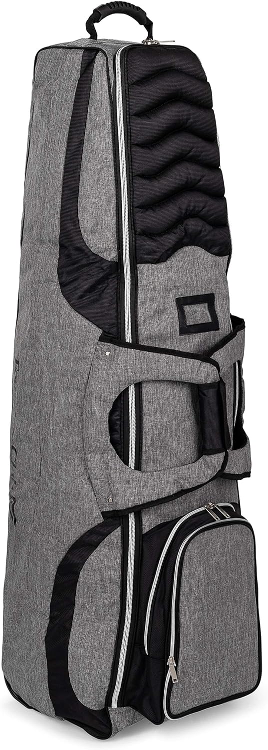 Founders Club Golf Travel Bag Travel Cover Luggage for Golf Clubs with Padded Club Protection and Removable Panel for Embroidery