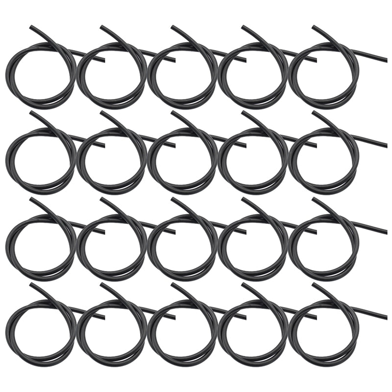 20Pcs 10X5MM Spearfishing Rubber Sling Speargun Bands Latex Tube Latex Scuba Diving Spearfishing Accessory 100Cm
