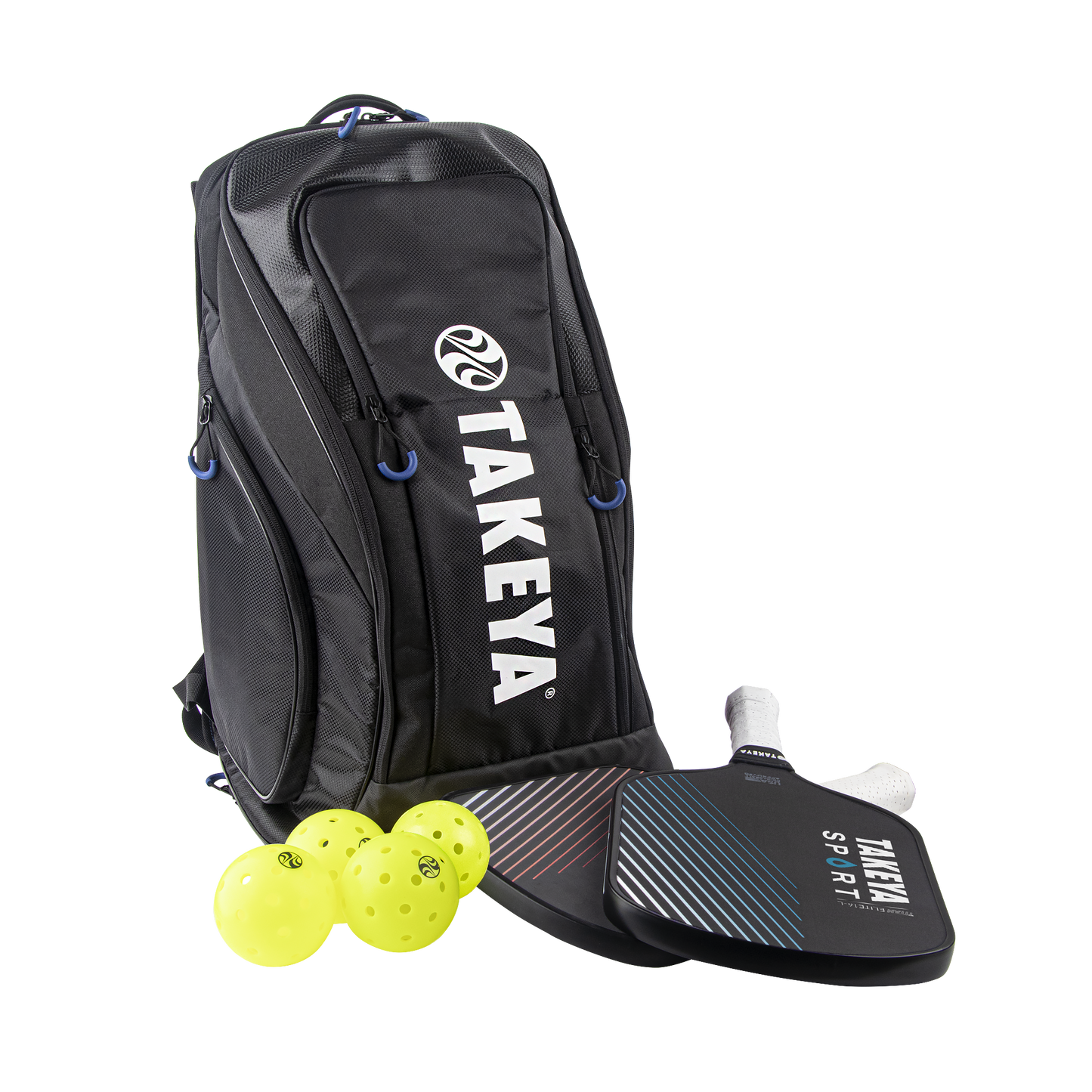 One Size Black Pickleball Backpack