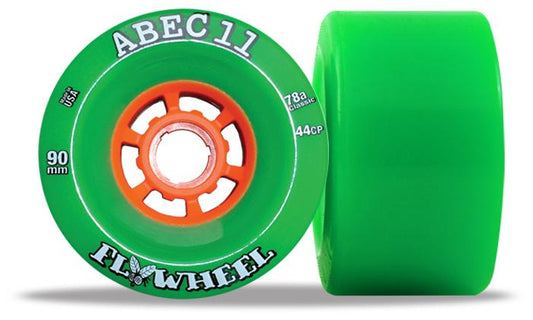 ABEC 11 Flywheel 90MM Green 4 Pack