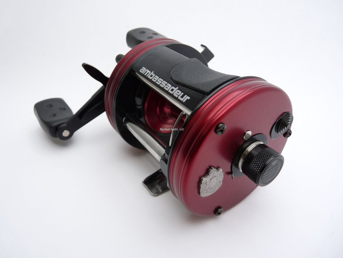 Abu Garcia AMB6500BKCHRYBRS Ambassadeur 6500 Pro Rocket Plus Reel, BRS Excl, 2+1 BB, 6.3:1 Ratio, Black Cherry