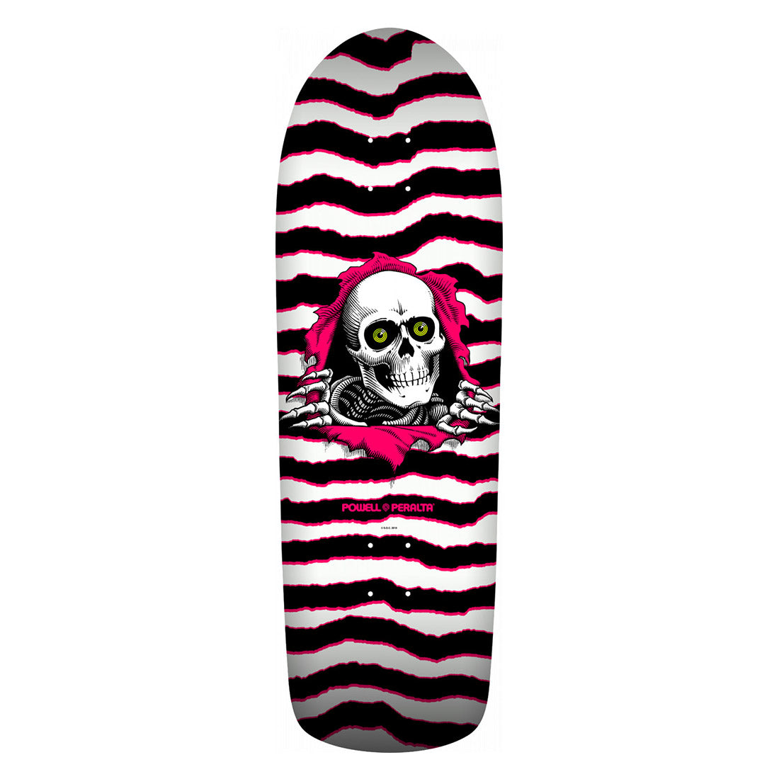 Powell Peralta Old School Ripper Deck White/Pink 9.89"
