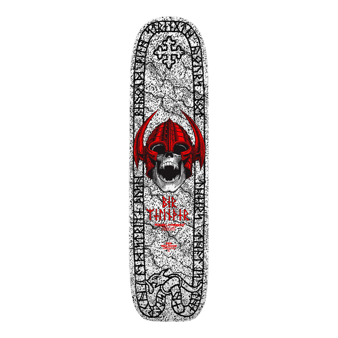 Powell Peralta Welinder Nordic Skull 7.25 FS Deck - White
