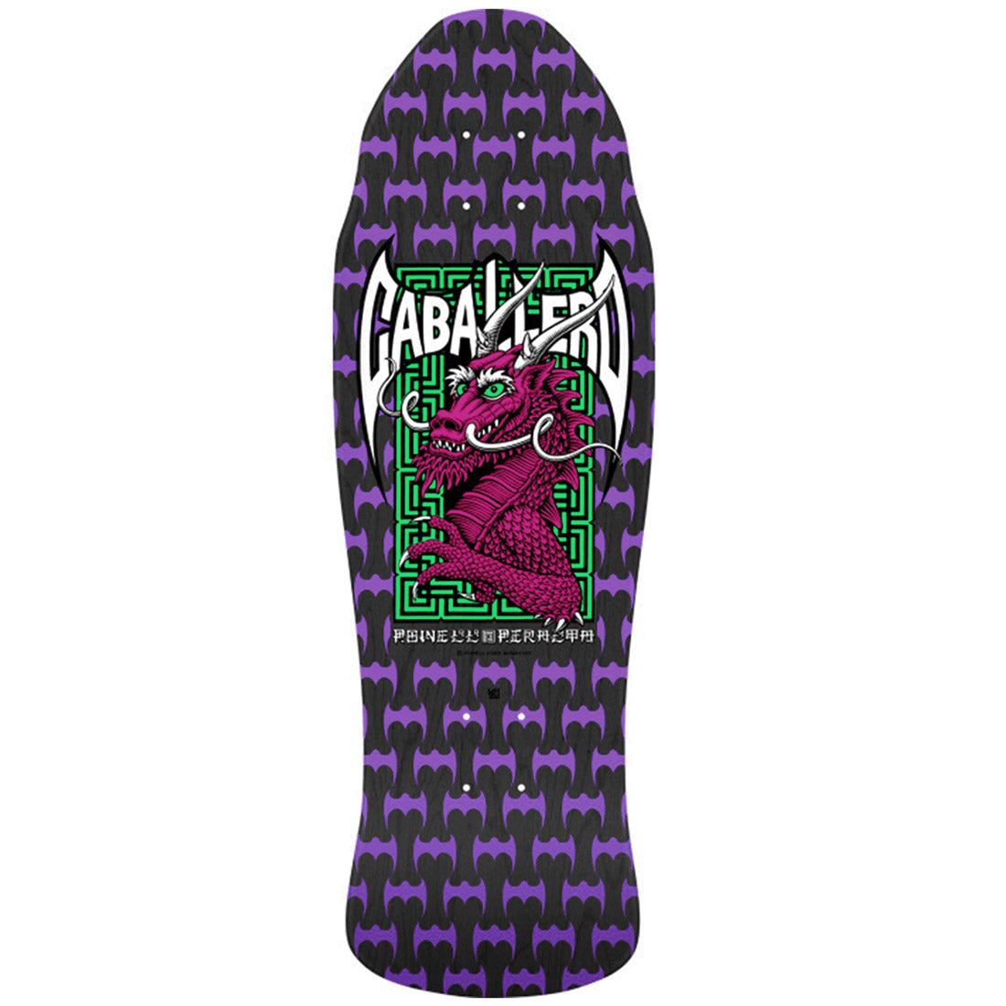 Powell Peralta Cab Street Dragon 9.625 Deck - Black Stain