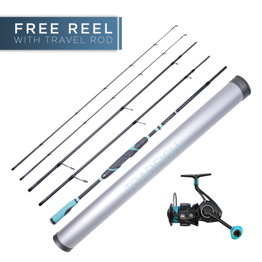 Travel Spinning Rod Combo - Toadfish - Fishing Rods