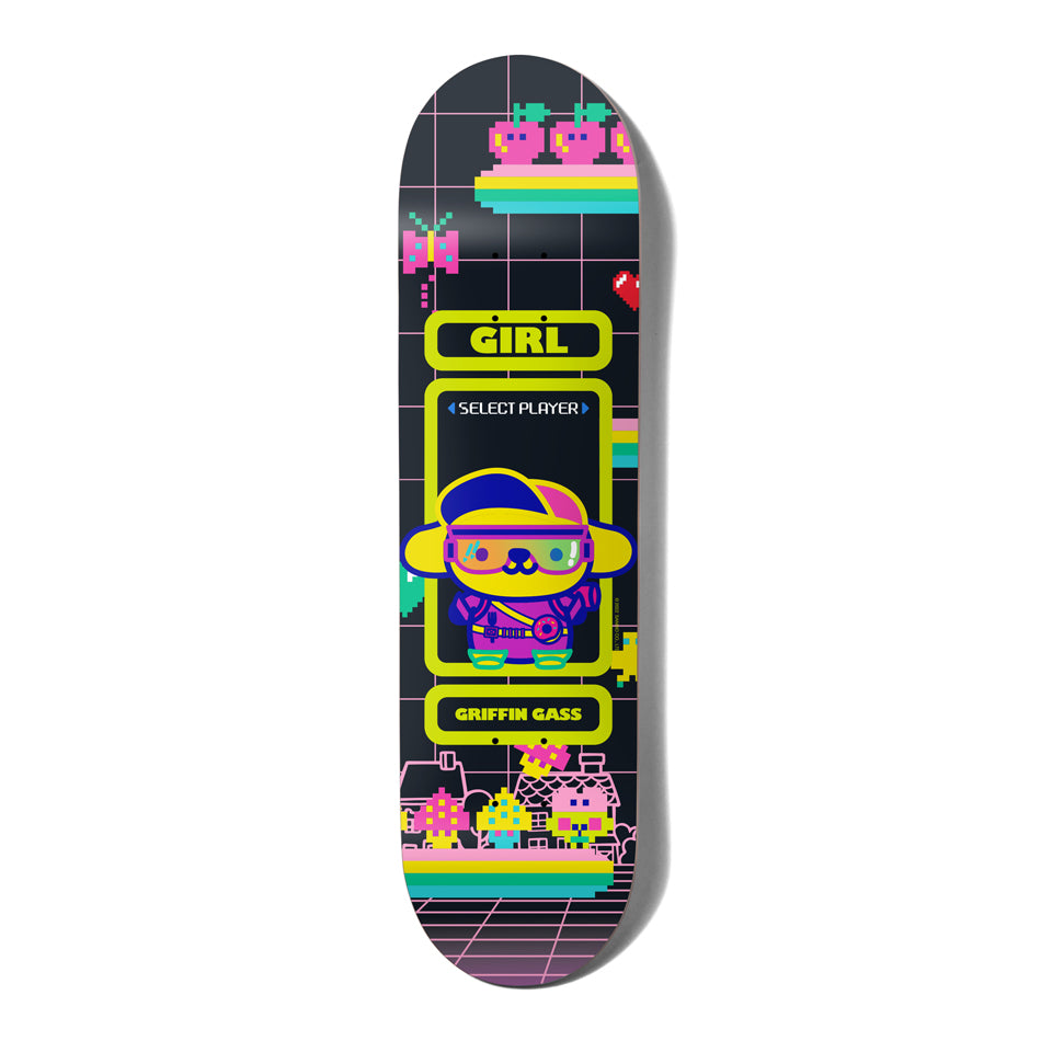 Girl X Sanrio Kawaii Arcade Skateboard Deck Griffin Gass 8.25"
