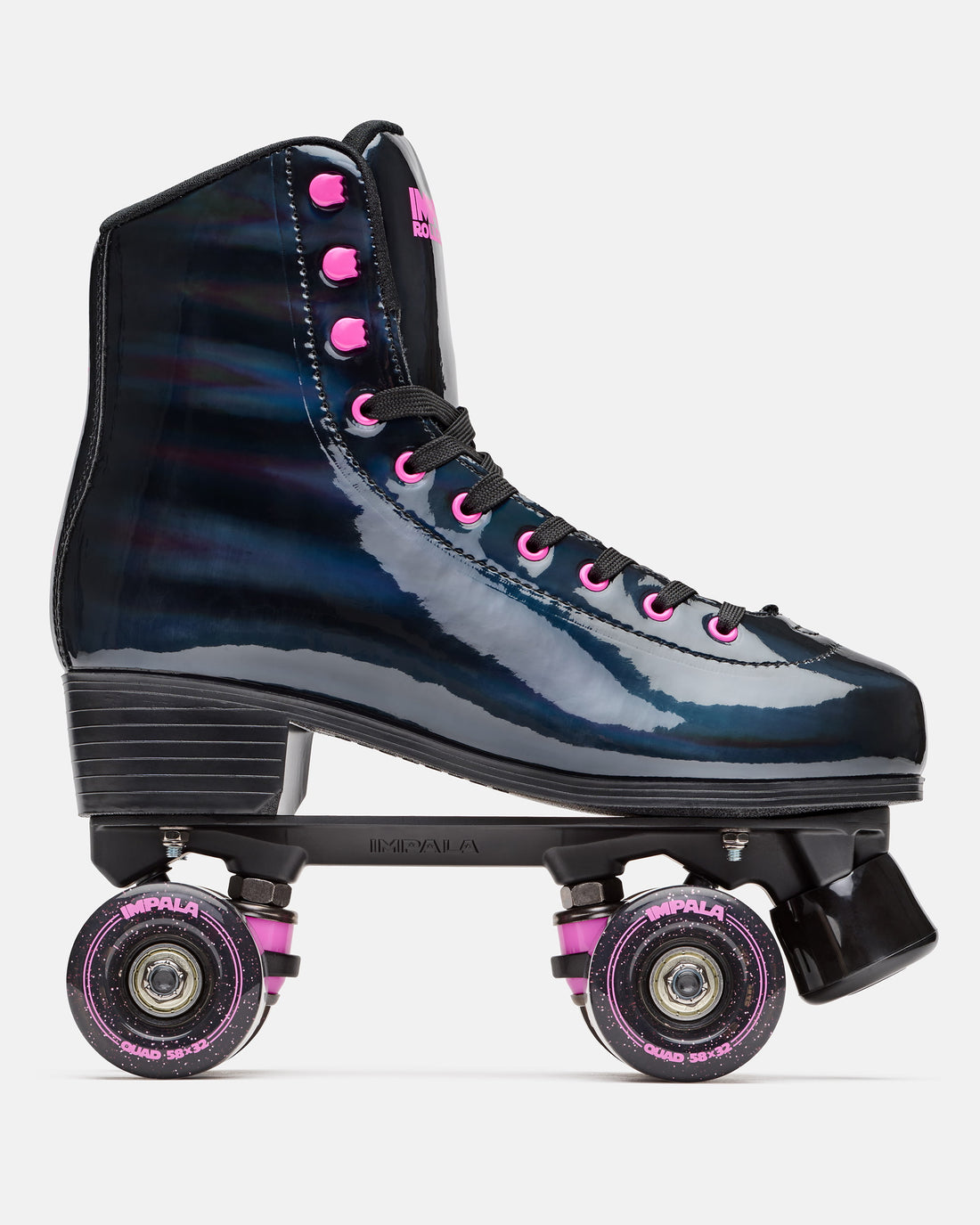 Impala Sidewalk Roller Skate Black Holographic