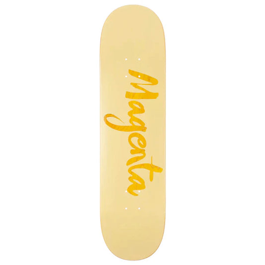 Magenta Big Brush Yellow Deck 8.25"