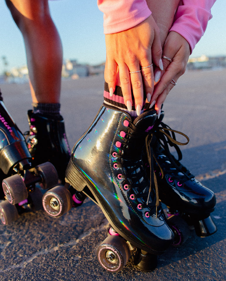 Impala Sidewalk Roller Skate Black Holographic