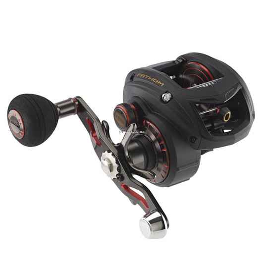 PENN Fathom Low Profile Low Profile Baitcast Reel, Size 400, 7.6:1 Gear Ratio