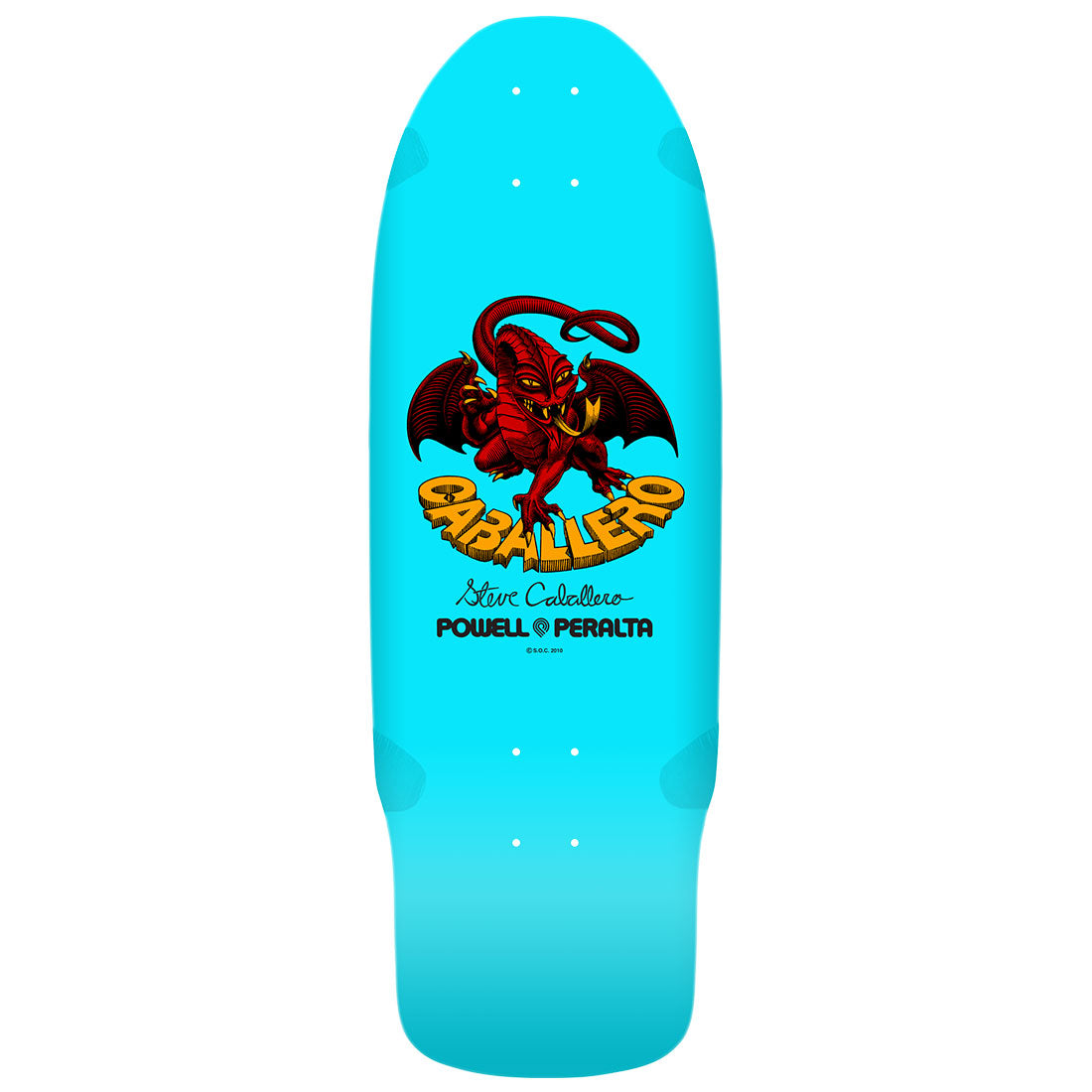 Powell Peralta Bones Brigade Caballero 15th Series Deck - Sky Blue