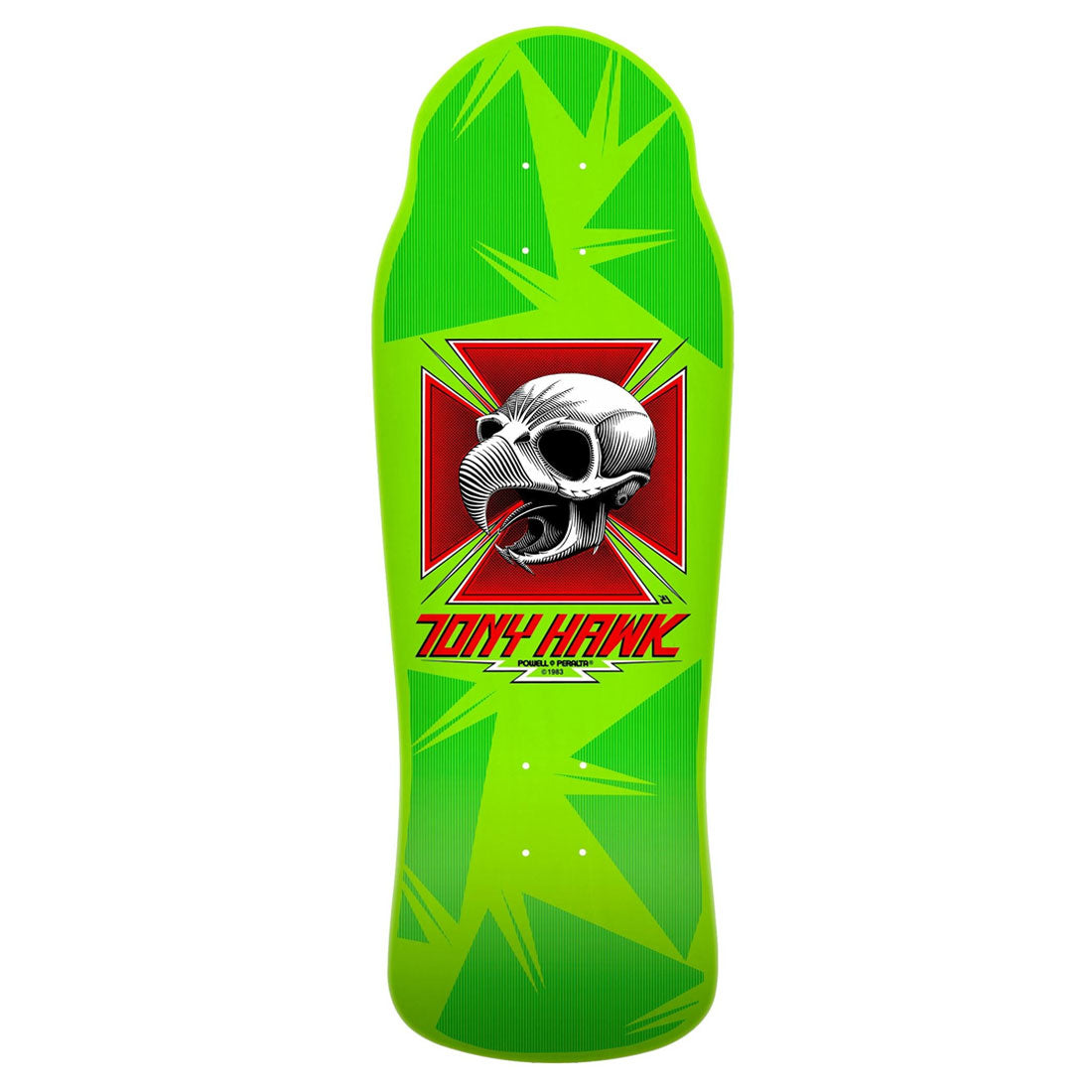 Powell Peralta Bones Brigade Hawk 15th Series Deck - Lime