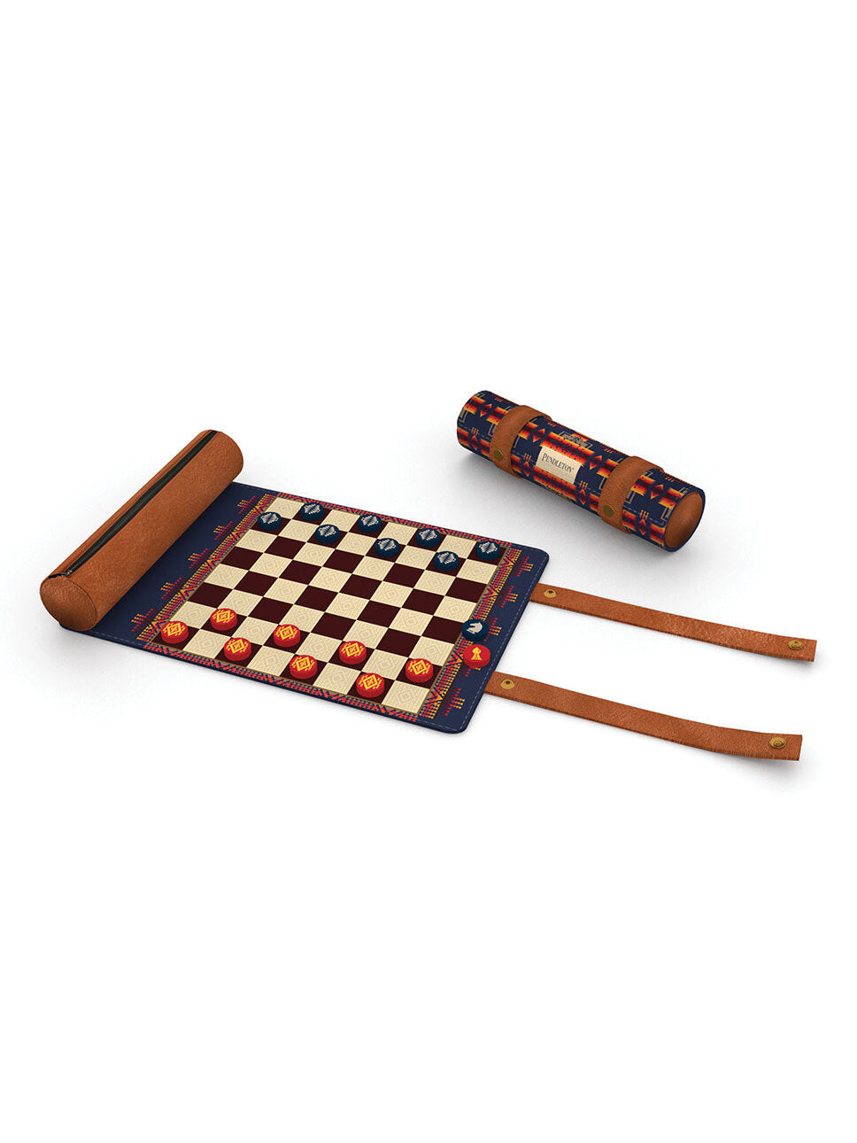 Pendleton Travel Roll Out Chess and Checkers Game Set Weston Table