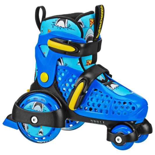 RDS Fun Roll Adjustable Skates - Pizza Shark