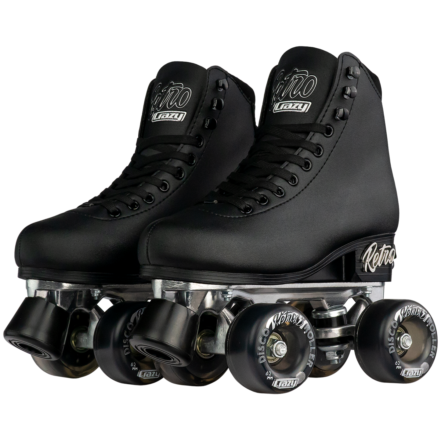 Crazy Retro Adjustable Roller Skates Black
